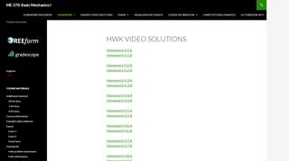 
                            9. Hwk video solutions | ME 270: Basic Mechanics I - Purdue University