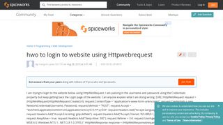 
                            5. hwo to login to website using Httpwebrequest - Web Dev ...