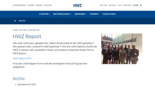 
                            6. HWZ Report - HWZ