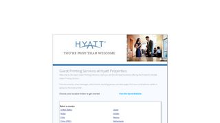 
                            13. Hyatt Mobile Guest Printing Service | PrinterOn