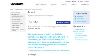 
                            8. Hyatt - OpenText