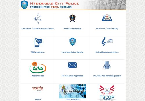 
                            7. Hyderabad City Police, Telangana State - Official eTools Site - By ...