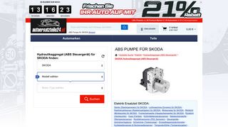 
                            5. Hydraulikaggregat (ABS Steuergerät) für SKODA preiswert Top ...