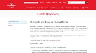 
                            1. Hydrocele and Inguinal (Groin) Hernia - Texas Children's Hospital