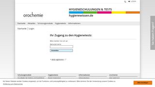 
                            3. hygienewissen.de - Login