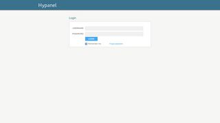 
                            2. Hypanel login