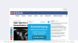 
                            12. Hype-App Vero: Der Instagram-Herausforderer scheitert noch am ...
