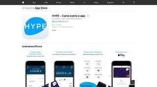 
                            9. HYPE - Carta conto e app su App Store - iTunes - Apple