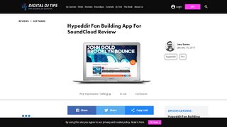 
                            4. Hypeddit Fan Building App For SoundCloud Review - Digital DJ Tips