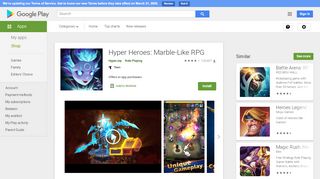 
                            7. Hyper Heroes: Marble-Like RPG – Apps bei Google Play