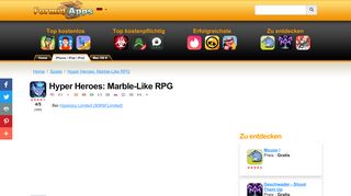 
                            5. Hyper Heroes: Marble-Like RPG bei 90KM Limited - FormidApps