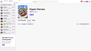 
                            13. Hyper Heroes - Twitch