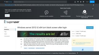 
                            3. hyper v - Windows server 2012 r2 x64 turn black screen after login ...