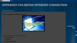 
                            7. HYPERNET-UNLIMITED INTERNET CONNECTION