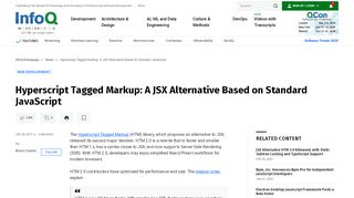 
                            9. Hyperscript Tagged Markup: A JSX Alternative Based on Standard ...