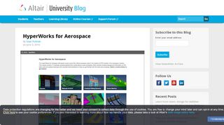 
                            9. HyperWorks for Aerospace Self Paced - Altair University