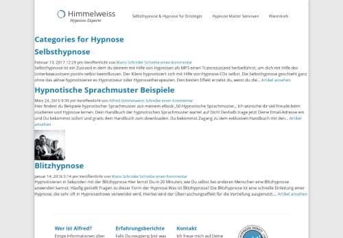 
                            6. Hypnose Archives – Hypnose Experte : Hypnose Experte