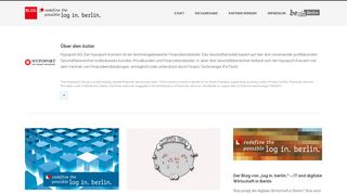 
                            9. Hypoport AG, Autor auf log in. berlin. - Der Blog zur digitalen ...