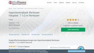 
                            6. HypoVereinsbank Illertissen Hauptstr. Illertissen - Zu WhoFinance