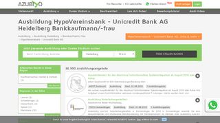 
                            12. HypoVereinsbank - Unicredit Bank AG Ausbildung: Freie Plätze ...