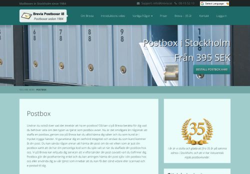 
                            11. Hyr Postbox Från 395 kr - Hämta din post eller få ... - Brevia Postboxar