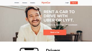 
                            7. HyreCar: Rent a car, drive for Uber & Lyft (Quick Approval)
