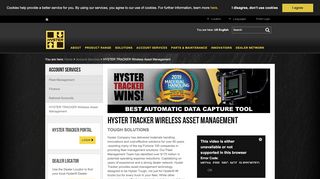 
                            9. HYSTER TRACKER Wireless Asset Management