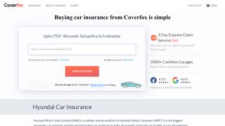 
                            7. Hyundai Car Insurance - Coverfox.com