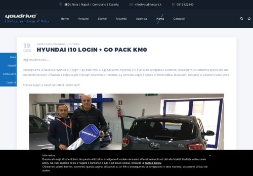 
                            3. Hyundai i10 login + go pack km0 – Youdrive Nola