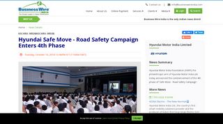 
                            13. Hyundai Safe Move - Road Safety Campaign ... - Business Wire India