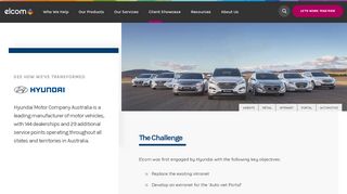 
                            6. Hyundai Website, Intranet & Portal Solution Case Study | elcom