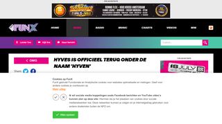 
                            8. Hyves is officieel terug onder de naam 'Hyven' - FunX.nl