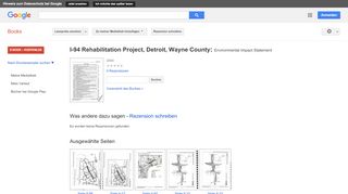 
                            11. I-94 Rehabilitation Project, Detroit, Wayne County: Environmental ...