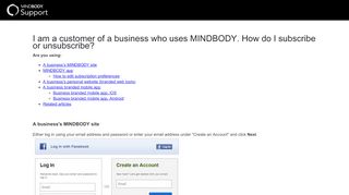 
                            13. I am a customer of a business who uses MINDBODY. How do I ...