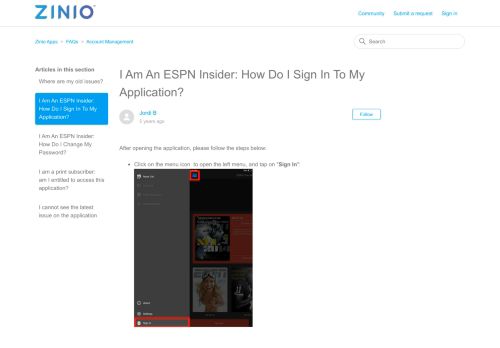 
                            11. I Am An ESPN Insider: How Do I Sign In To My Application? – Zinio ...