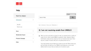 
                            11. I am not receiving emails from UNIQLO | UQ CA | UQ CA Customer ...