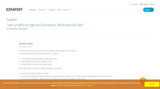 
                            1. I am unable to login to Qcontactz. What should I do? - QNAP