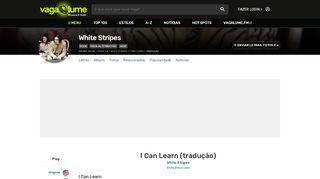 
                            8. I Can Learn (tradução) - White Stripes - VAGALUME