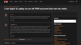 
                            10. I can login to uplay on an alt PSN account but not my main ...