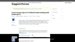 
                            6. I can no longer sign on to Citibank Online banking with Firefox 58.0 ...