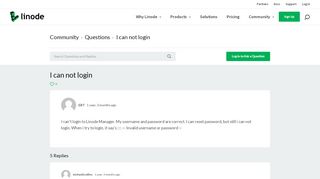 
                            13. I can not login | Linode Questions