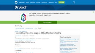 
                            5. i can not login to admin page on 000webhost.com hosting | Drupal.org