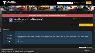 
                            12. I cannot log into social club Please help me! - Help & Support ...