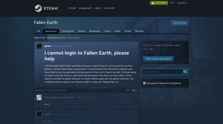 
                            10. I cannot login to Fallen Earth, please help :: Fallen Earth General ...