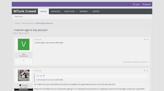
                            11. I cannot sign in my account | MTurk Crowd | Mechanical Turk ...