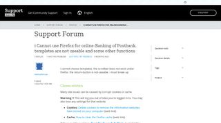 
                            4. i Cannot use Firefox for online-Banking of Postbank. templates are not ...