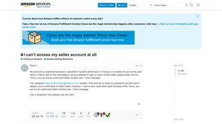
                            4. I can't access my seller account at all - General Selling ...