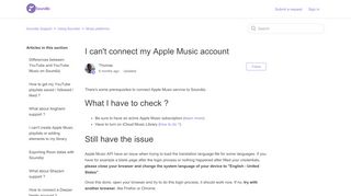 
                            3. I can't connect my Apple Music account – Soundiiz Support