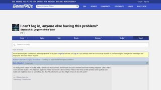 
                            9. I can't log in, anyone else having this problem? - Starcraft II: Legacy ...