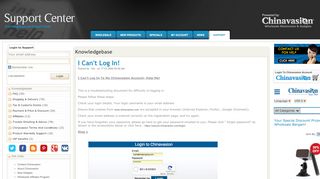 
                            4. I Can't Log In! - Chinavasion